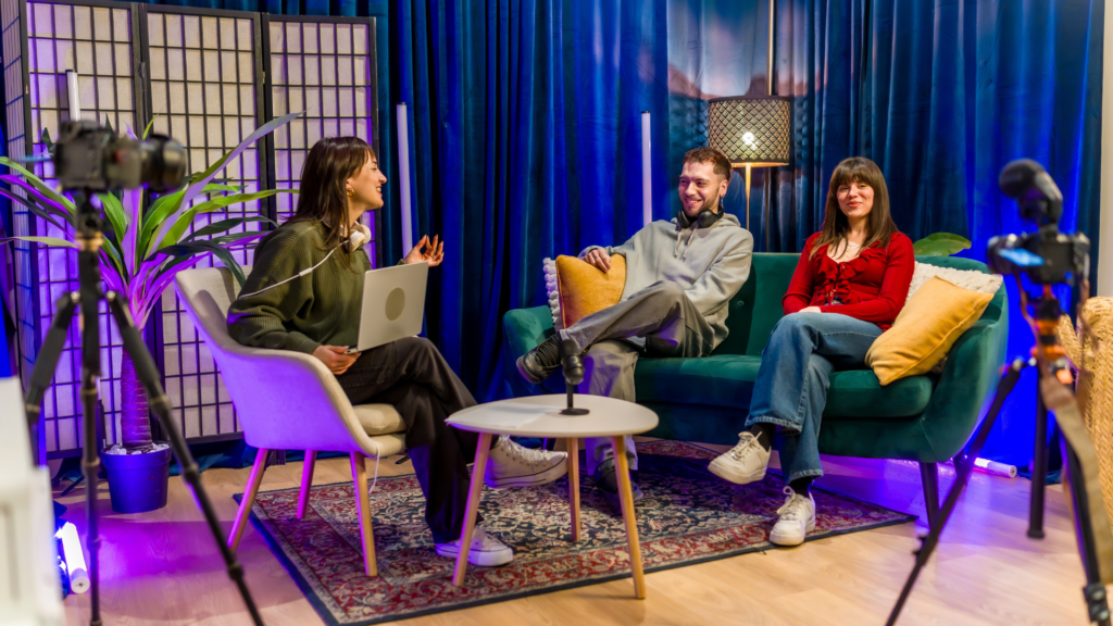 Entertainment Industry Trends in 2026: How Digital Media Is Changing Content Consumption a split screen showing graduates holding degrees on one side and professionals working on laptops with technical tools on the other. (13)